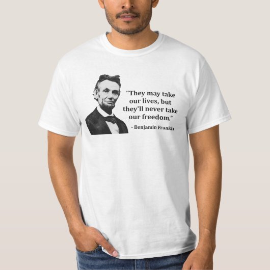 Abraham Lincoln Troll Quote T-shirt (Voorkant)