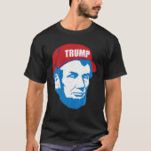 Abraham Lincoln Trump Pet 2020 Verkiezing MAGA Rep T-shirt (Voorkant)