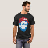 Abraham Lincoln Trump Pet 2020 Verkiezing MAGA Rep T-shirt (Voorkant volledig)