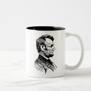 Abraham Lincoln Tweekleurige Koffiemok