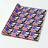 ABRAHAM LINCOLN-UNION CADEAUPAPIER (Uitgerold)