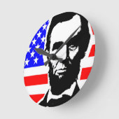 ABRAHAM LINCOLN-UNION RONDE KLOK (Hoek)