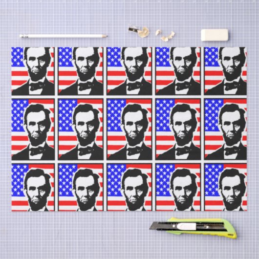 ABRAHAM LINCOLN-UNION TISSUEPAPIER (Craft)