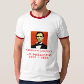 Abraham Lincoln US President T-shirt (Voorkant)
