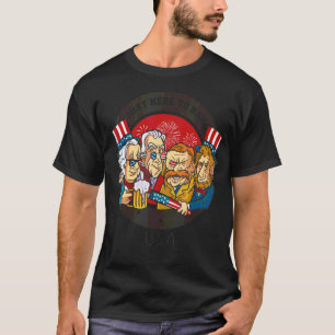Abraham Lincoln Usa 4 juli patriottisch Amerikaans T-shirt