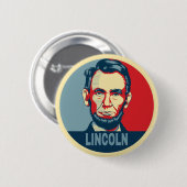 Abraham Lincoln USA President Hope Ronde Button 5,7 Cm (Voorkant /achterkant)