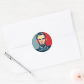 Abraham Lincoln USA President Hope Ronde Sticker (Envelop)