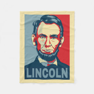 Abraham Lincoln USA President Hope Style Fleece Deken