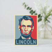 Abraham Lincoln USA President Hope Style Kaart (Staand voorkant)