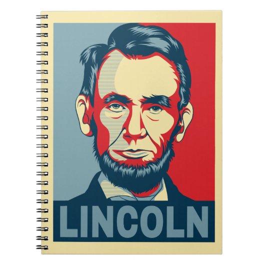 Abraham Lincoln USA President Hope Style Notitieboek (Voorkant)