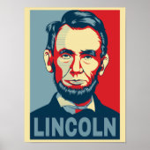 Abraham Lincoln USA President Hope Style Poster (Voorkant)