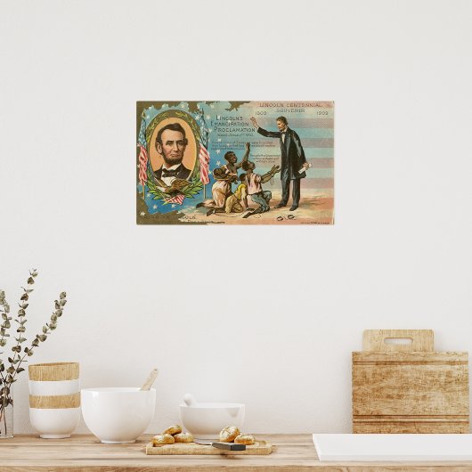 Abraham Lincoln Vintage Poster (Keuken)