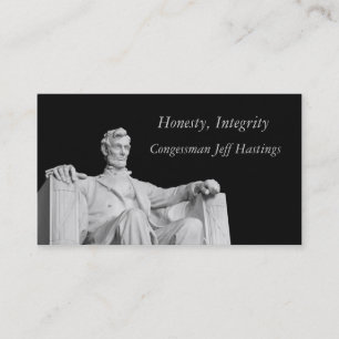 Abraham Lincoln Visitekaartje