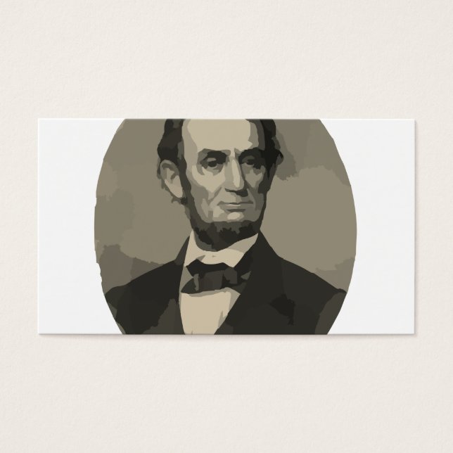 abraham lincoln visitekaartjes (Voorkant)