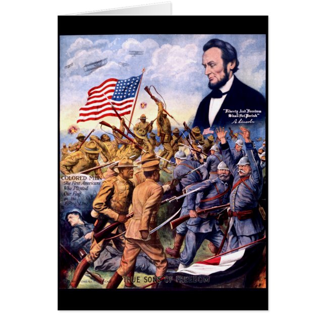 Abraham Lincoln ware zegenen van vrijheid (Voorkant)