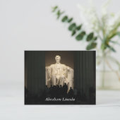 Abraham Lincoln, Washington DC Briefkaart (Staand voorkant)