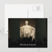 Abraham Lincoln, Washington DC Briefkaart (Voorkant / Achterkant)