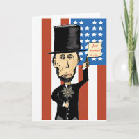 Abraham Lincoln Wenskaart