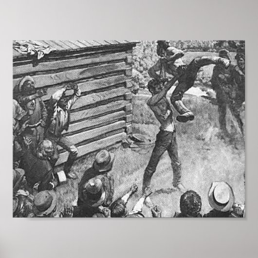 Abraham Lincoln Wrestling Poster (Voorkant)