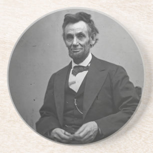 Abraham Lincoln Zandsteen Onderzetter