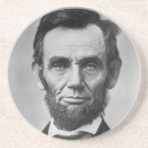 Abraham Lincoln Zandsteen Onderzetter