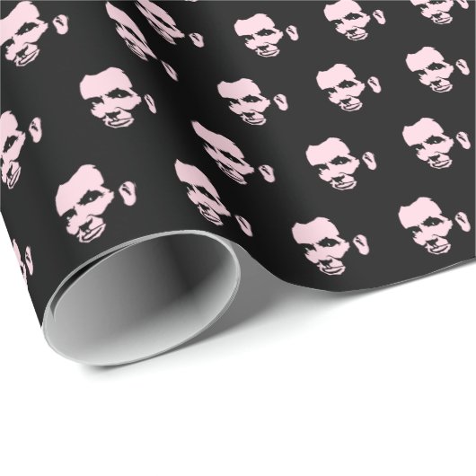 Abraham Lincolned Cadeaupapier (Rol Hoek)