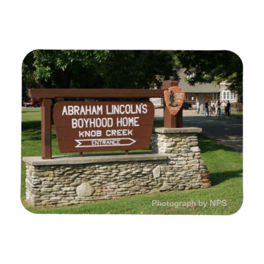 Abraham Lincoln's Boyhood Home Magneet (Horizontaal)