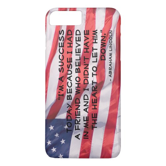 Abraham Lincoln's citaat over succes Case-Mate iPhone Case (Achterkant)