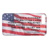 Abraham Lincoln's citaat over succes Case-Mate iPhone Case (Achterkant (Horizontaal))