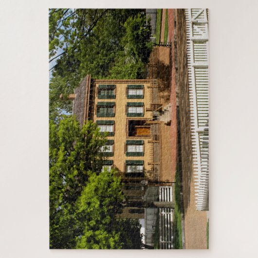 Abraham Lincoln's thuis Legpuzzel (Verticaal)