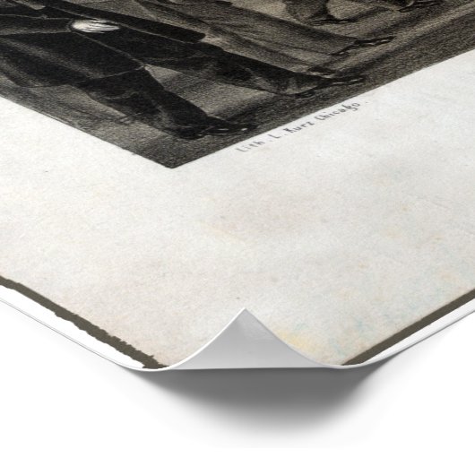 Abraham Lincoln's thuis Poster (Hoek)