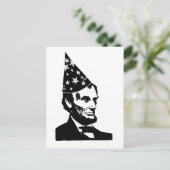 Abraham Lincoln's verjaardag Briefkaart (Staand voorkant)