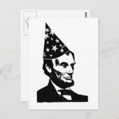 Abraham Lincoln's verjaardag Briefkaart (Voorkant / Achterkant)