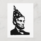 Abraham Lincoln's verjaardag Briefkaart (Voorkant)
