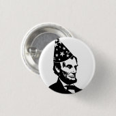 Abraham Lincoln's verjaardag Button (Voorkant /achterkant)