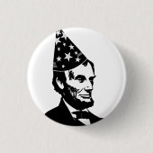 Abraham Lincoln's verjaardag Button (Voorkant)