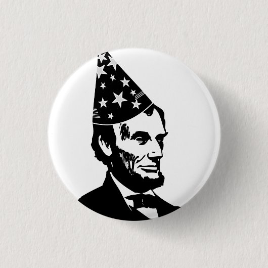 Abraham Lincoln's verjaardag Button (Voorkant)