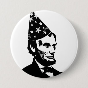 Abraham Lincoln's verjaardag Button