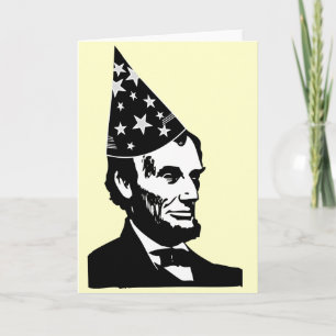 Abraham Lincoln's verjaardag Kaart