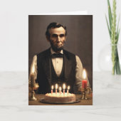 Abraham Lincolns Verjaardag Kaart (Voorkant)