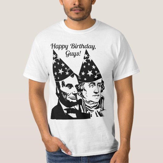 Abraham Lincoln's verjaardag T-shirt (Voorkant)
