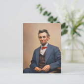 Abraham Lincolon Briefkaart (Staand voorkant)