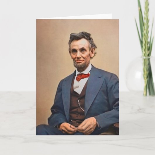 Abraham Lincolon Kaart (Voorkant)