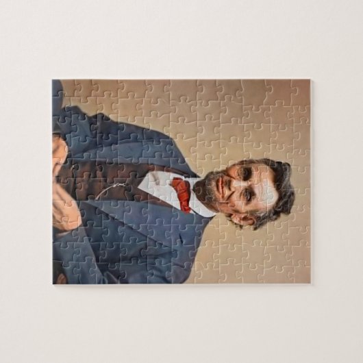 Abraham Lincolon Legpuzzel (Horizontaal)