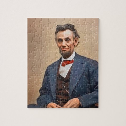 Abraham Lincolon Legpuzzel (Verticaal)