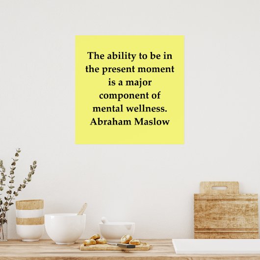 abraham maslow citaat poster (Keuken)