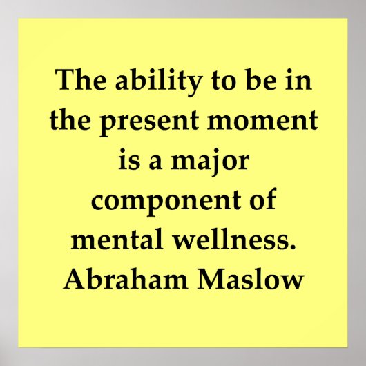 abraham maslow citaat poster (Voorkant)