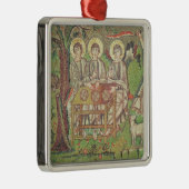 Abraham met engelen (mozaïek) metalen ornament (Rechts)