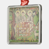 Abraham met engelen (mozaïek) metalen ornament (Links)