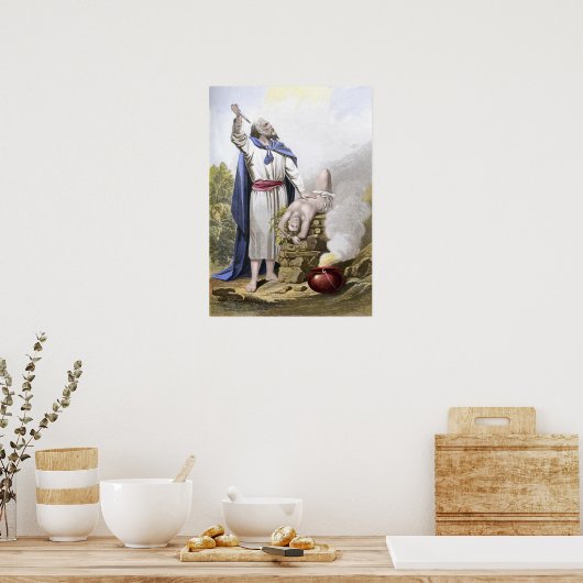 Abraham met Isaac Poster (Keuken)